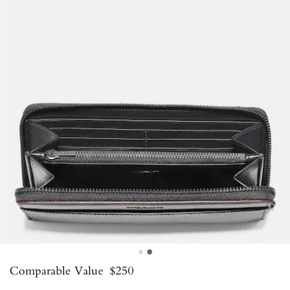 NWT Coach signature coated canvas accordion wallet - Picture 2 of 9